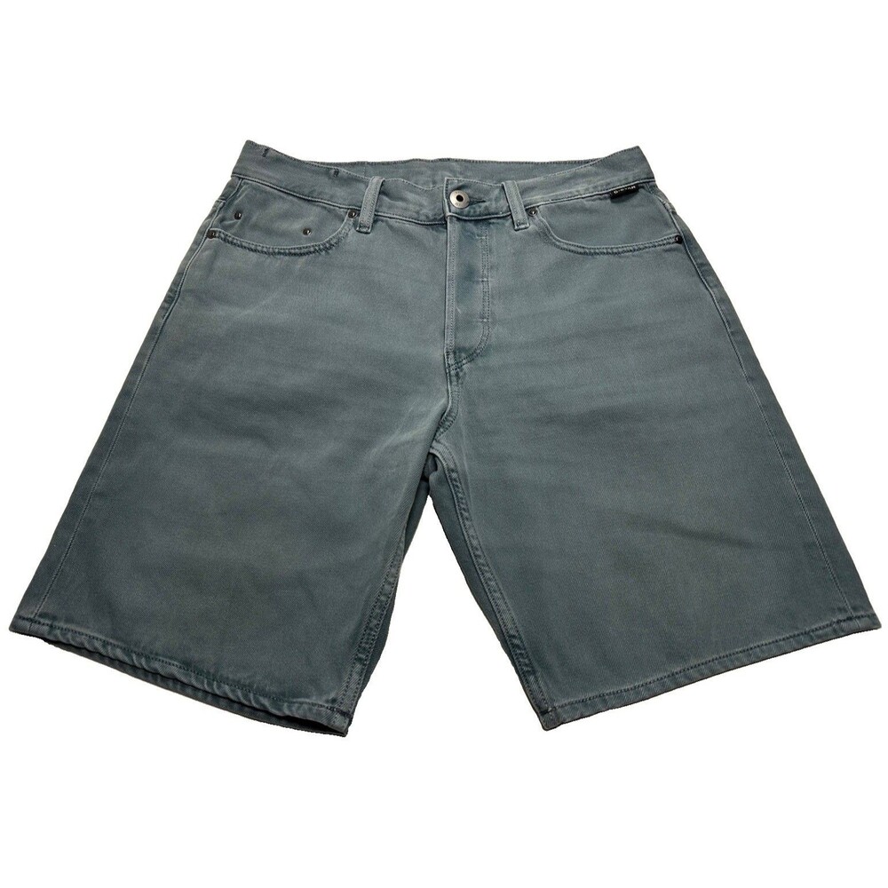 Men's G-Star Raw Triple A Short 9" Button Fly Size 32 Green D20776-D300-G005